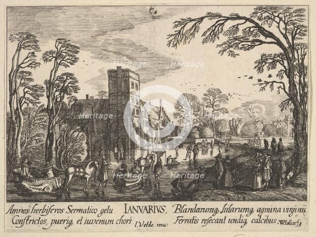 January, 1628-29. Creator: Wenceslaus Hollar.