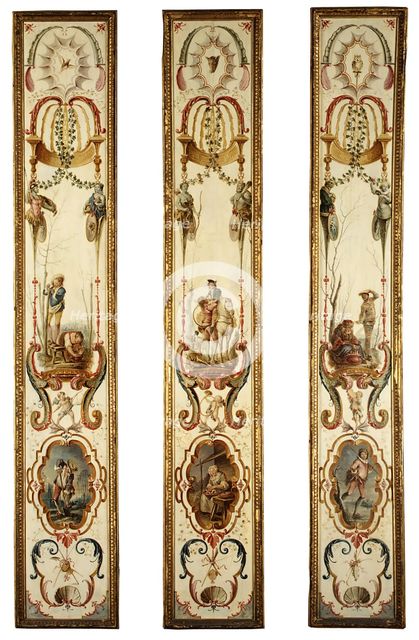 January and February (part of a set illustrating the months of the year), second quarter 18th centur Creator: Unknown.