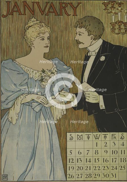 January, c1887 - 1922. Creator: Unknown.