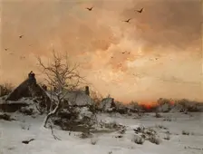 January: Cernay, near Rambouillet. Creator: Leon-Germain Pelouse