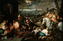 January (from the series The Seasons'), late 16th or early 17th century. Artist: Leandro Bassano