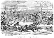 January - Hard Frost 19th century.Artist: George Cruikshank