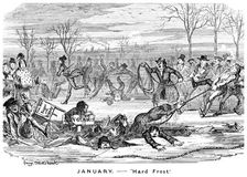 January - Hard Frost 19th century.Artist: George Cruikshank