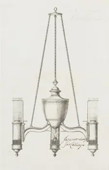 Japan lamp for ceiling, ca. 1790. Creator: Matthew Boulton