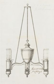 Japan lamp for ceiling, ca. 1790. Creator: Matthew Boulton