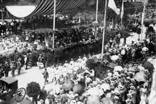 Japan (Waseda Ball Team) in N.Y. 4th of July Parade, 1911. Creator: Bain News Service