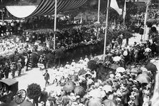 Japan (Waseda Ball Team) in N.Y. 4th of July Parade, 1911. Creator: Bain News Service