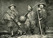Japanese Coolies Wearing Kino 1891. Creator: Unknown