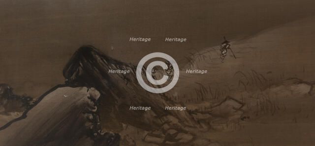 Japanese alps, 20th century. Creator: Yamamoto Shunkyo.