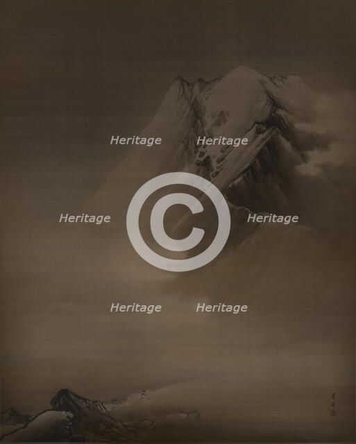 Japanese alps, 20th century. Creator: Yamamoto Shunkyo.