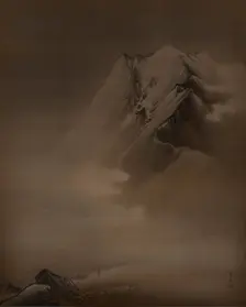 Japanese alps, 20th century. Creator: Yamamoto Shunkyo