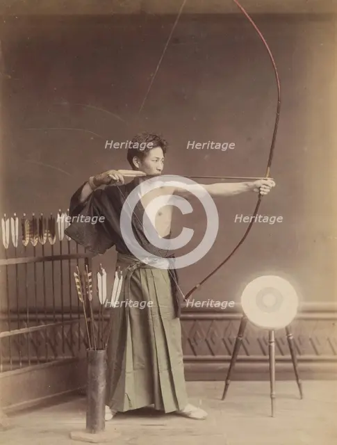 Japanese Archer, c1885. Creator: Unknown.