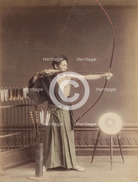 Japanese Archer, c1885. Creator: Unknown.