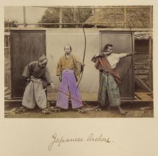 Japanese Archers, about 1873-1883. Creator: Shinichi Suzuki I