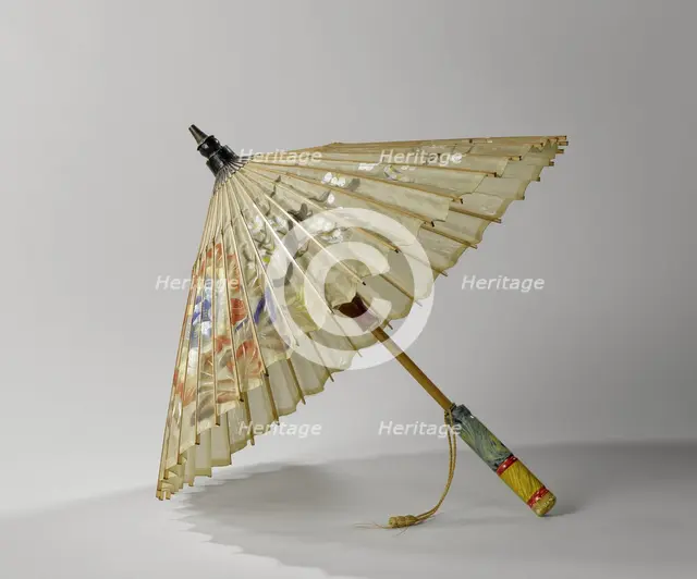 Japanese bamboo parasol, c.1920-c.1930.  Creator: Anon.