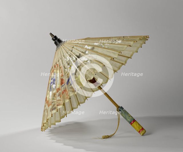 Japanese bamboo parasol, c.1920-c.1930.  Creator: Anon.