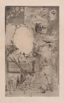 Japanese Baptism, 1860-98. Creator: Felix Hilaire Buhot
