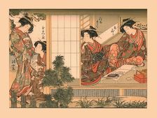 Japanese Beauties 1776, (1886). Artist: Wilhelm Greve