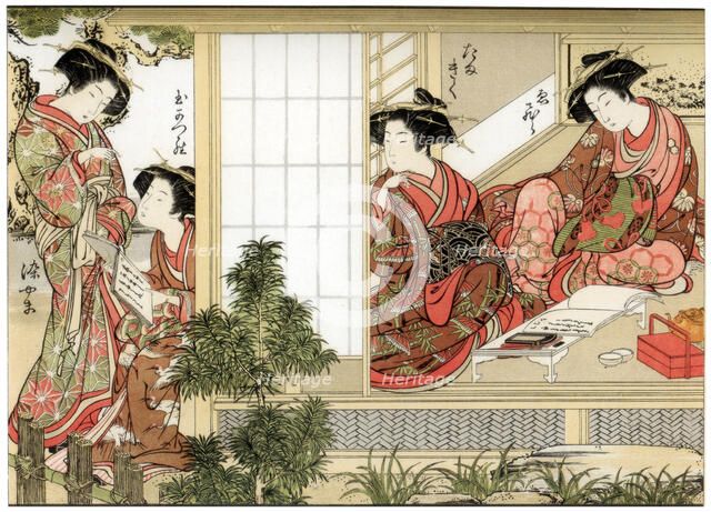 'Japanese Beauties', 1776 (1886). Artist: Wilhelm Greve
