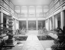 Japanese Garden, Museum of Fine Arts, Boston, Mass., c.between 1910 and 1920. Creator: Unknown
