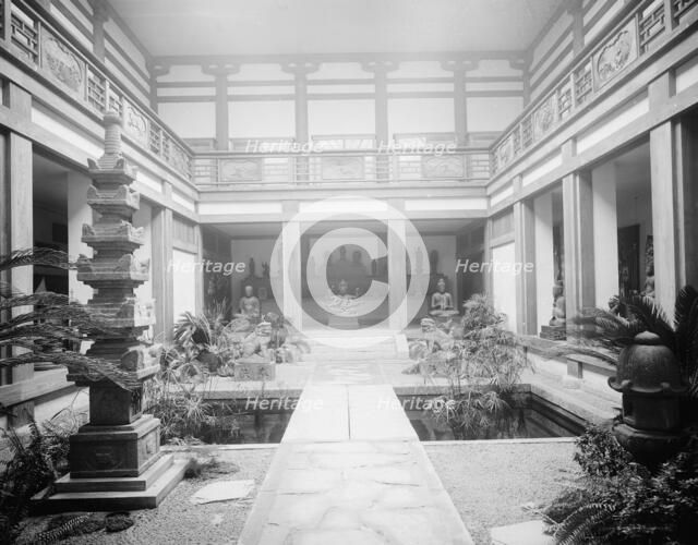 Japanese Garden, Museum of Fine Arts, Boston, Mass., c.between 1910 and 1920. Creator: Unknown.