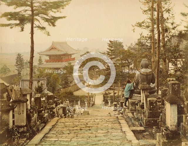 Japanese graves, 1865. Creator: Unknown.