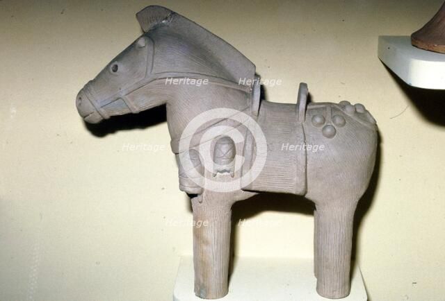 Japanese Haniwa Tomb Figure of Horse, c300-550. Artist: Unknown.