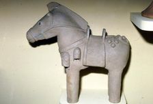 Japanese Haniwa Tomb Figure of Horse, c300-550