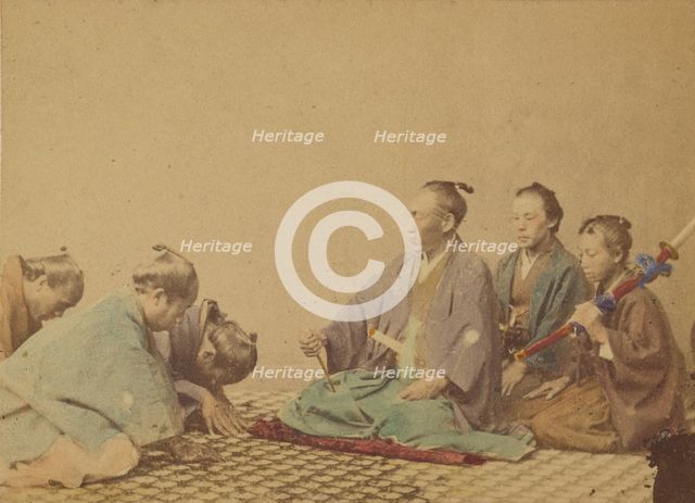 Japanese High Officers., 1865-1870. Creator: Unknown.