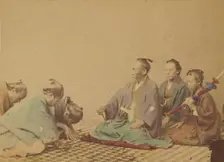 Japanese High Officers., 1865-1870. Creator: Unknown