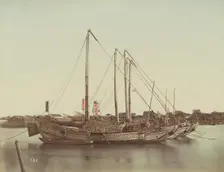 Japanese Junks, 1870s-1890s. Creator: Kusakabe Kimbei