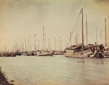 Japanese Junks, Nagasaki, 1870s-1890s. Creator: Kusakabe Kimbei