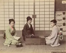 Japanese Ladies, 1870s-1890s. Creator: Kusakabe Kimbei