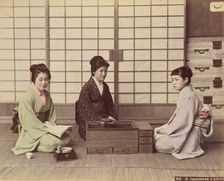 Japanese Ladies, 1870s-1890s. Creator: Kusakabe Kimbei