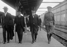 Japanese Mission To U.S. - Ishii, Lansing, Harts, 1917. Creator: Harris & Ewing
