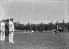 Japanese Mission To U.S. - Visit To Naval Academy, 1917. Creator: Harris & Ewing