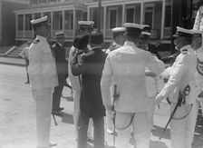 Japanese Mission To U.S. - Visit To Naval Academy, 1917. Creator: Harris & Ewing
