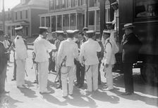 Japanese Mission To U.S. - Visit To Naval Academy, 1917. Creator: Harris & Ewing