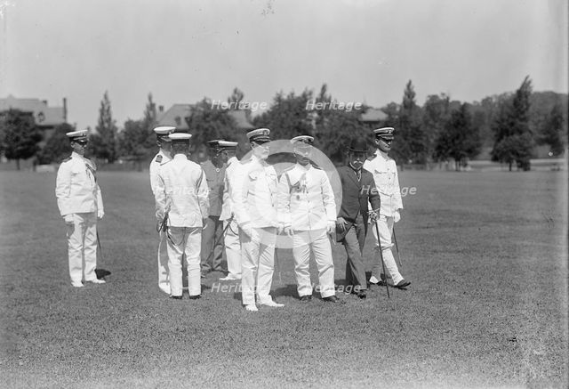 Japanese Mission To U.S. - Visit To Naval Academy, 1917. Creator: Harris & Ewing.
