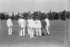 Japanese Mission To U.S. - Visit To Naval Academy, 1917. Creator: Harris & Ewing