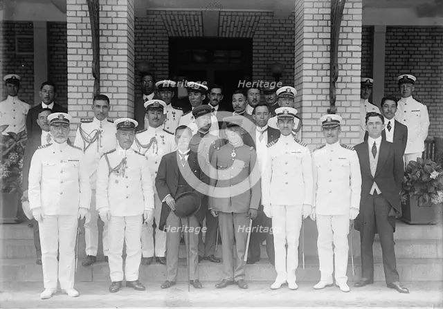 Japanese Mission To U.S. - Visit To Naval Academy, 1917. Creator: Harris & Ewing.