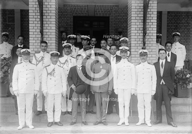Japanese Mission To U.S. - Visit To Naval Academy, 1917. Creator: Harris & Ewing.