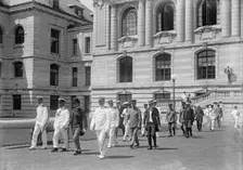 Japanese Mission To U.S. - Visit To Naval Academy, 1917. Creator: Harris & Ewing
