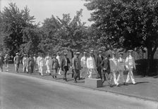 Japanese Mission To U.S. - Visit To Naval Academy, 1917. Creator: Harris & Ewing