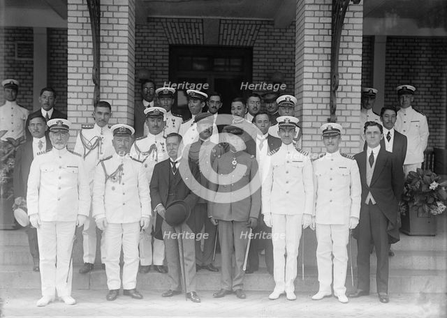 Japanese Mission To U.S. - Visit To Naval Academy, 1917. Creator: Harris & Ewing.