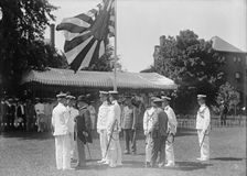 Japanese Mission To U.S. - Visit To Naval Academy, 1917. Creator: Harris & Ewing