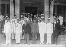 Japanese Mission To U.S. - Visit To Naval Academy, 1917. Creator: Harris & Ewing