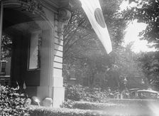 Japanese Mission To U.S. - Arrival at Residence, 1917. Creator: Harris & Ewing