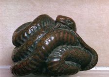 Japanese Netsuke of a snake, 19th century