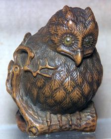 Japanese Netsuke of an owl